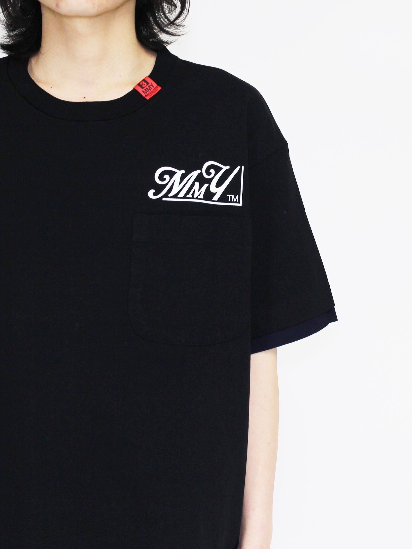 プリンテッドTシャツ - MMY Printed T-shirt - BLACK