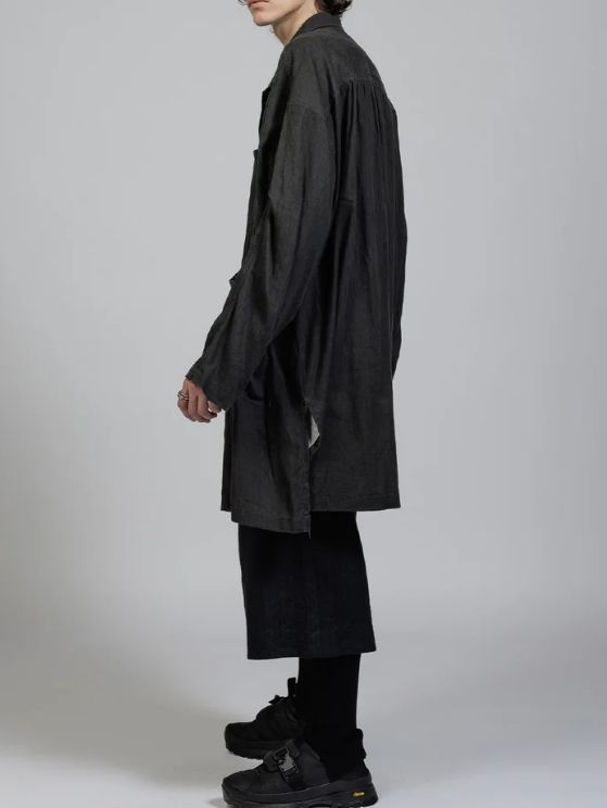 ビエラショップコート - Pigment Printing Viera Shop Coat - A / Chacoal