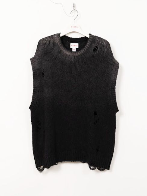 ニット ベスト  - SUN FADED KNIT VEST