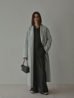 メルトンロングリバーコート (LIGHT BLUE)