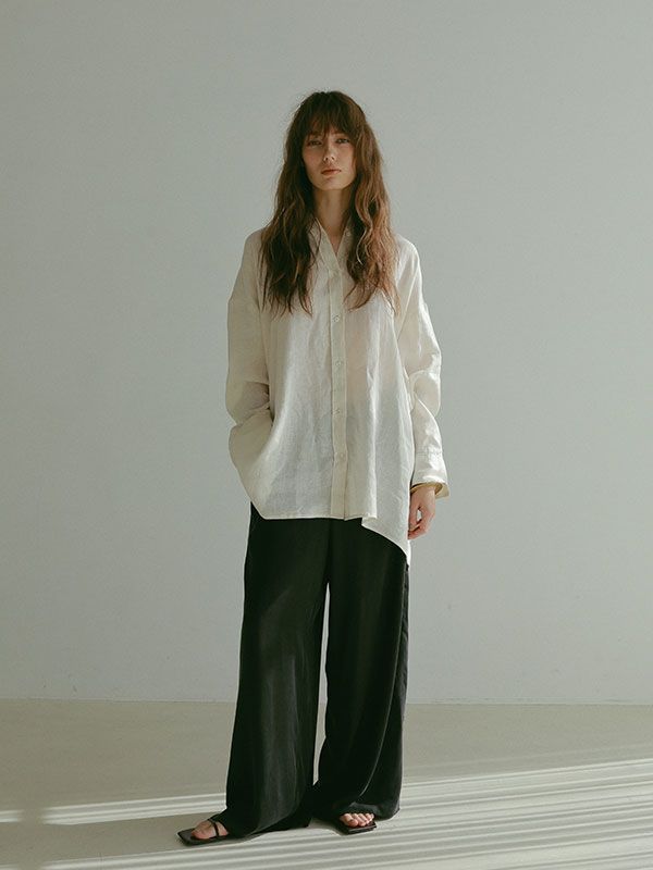 人気商品・限定商品ばかりの「超得 半額福袋」が販売開始 BEIGE - 2WAYシルエットリネンシャツ - TOKYO ETRE | WEB ADDICT シャツ+ブラウス(長袖+七分)
