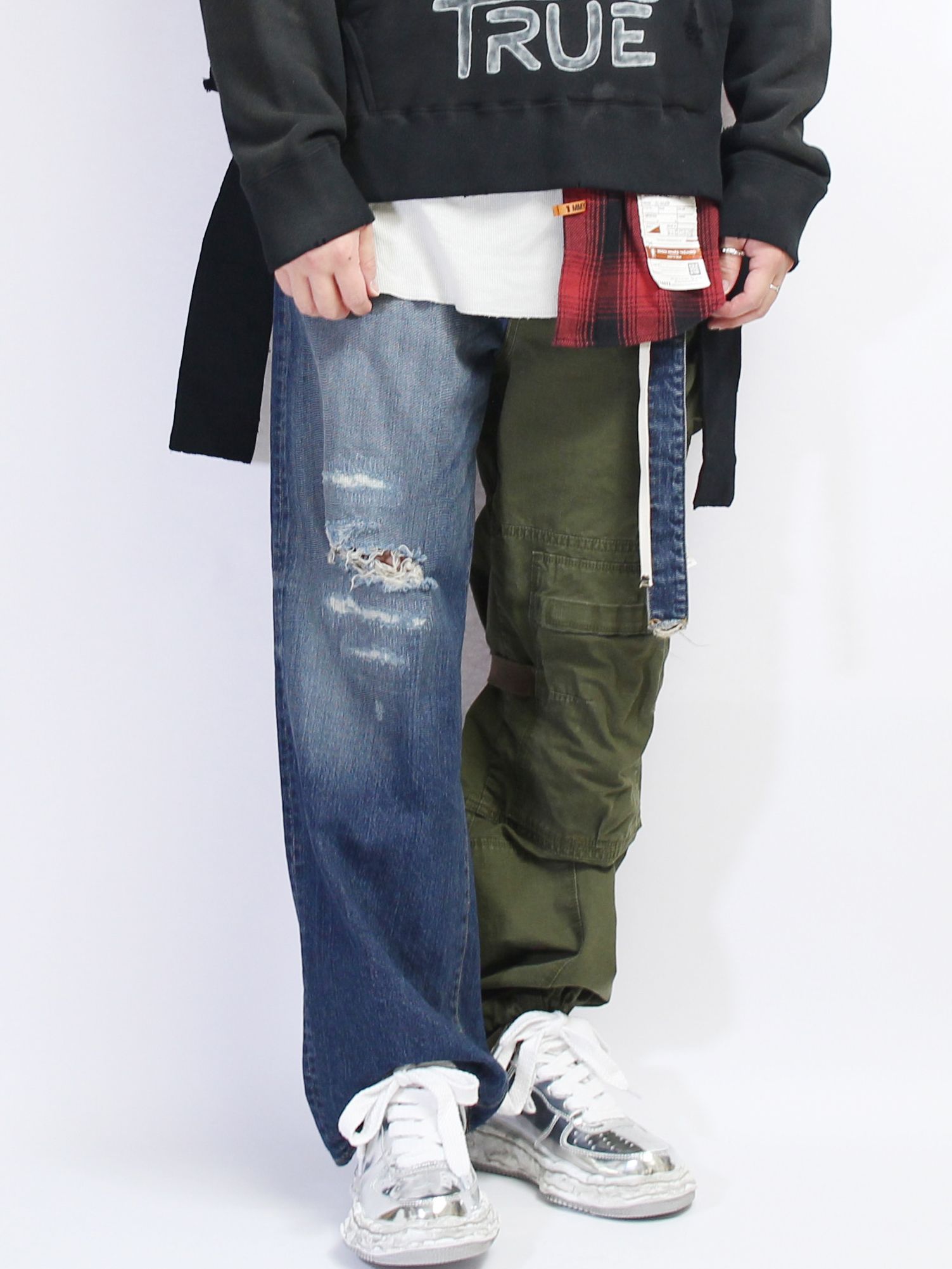 Maison MIHARA YASUHIRO - Denim x Military Combined Pants