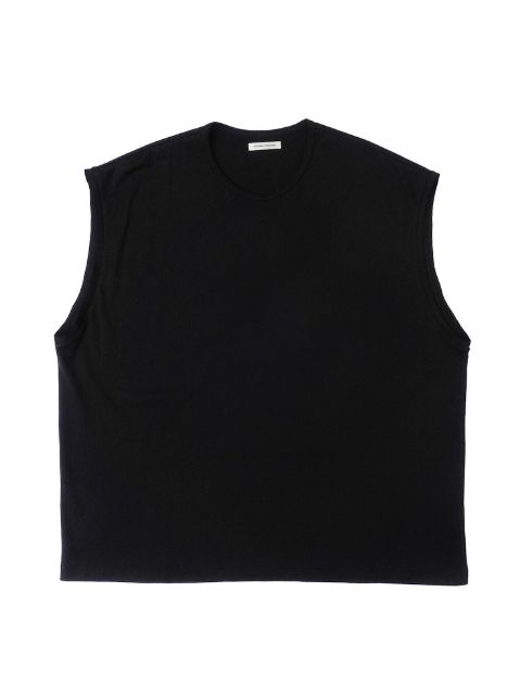 ノースリーブカットソー ブラック - SLLEVE LESS T-SHIRTS