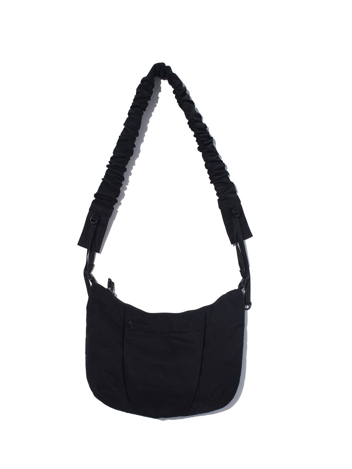 テクスチャード ツイル ポーチバッグ  / TEXTURED TWILL POUCH （BLACK)