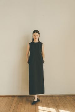 BACK OPEN I LINE ONE PIECE - BLACK