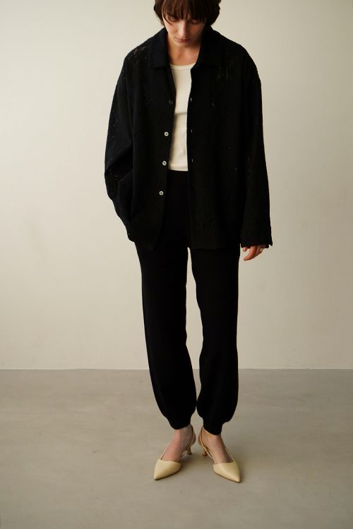CLANE - スリム ニット パンツ - SLIM KNIT PANTS IVORY