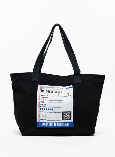 ビッグネームトートバッグミニ - Big Name Tote Bag Mini- BLACK