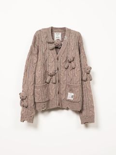PINK HOUSE(ピンクハウス）ニットカーディガン（BEIGE）