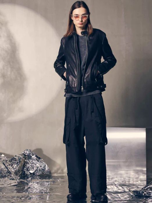シープレザー ライダース ジャケット - Dress-Fit Sheep Leather Single Rider Jacket