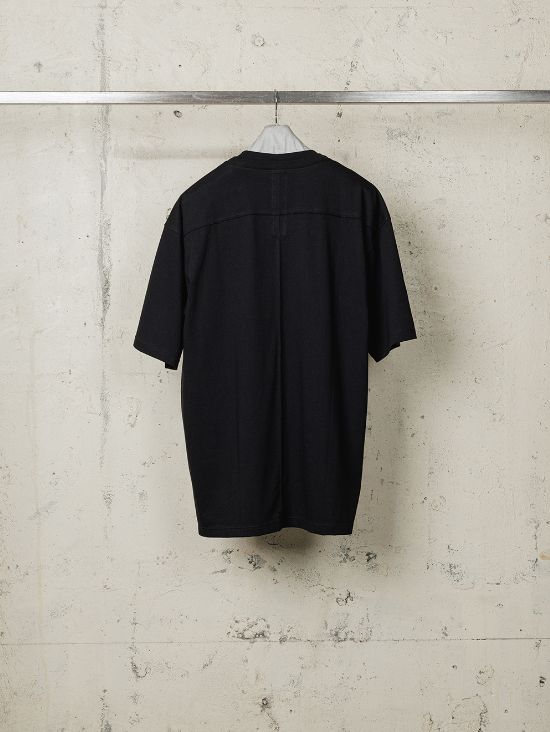 天竺 ポケット - Tcotton jersey pocket t-shirt - BLACK