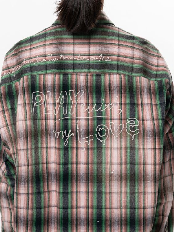 ヴィンテージライクチェックシャツ - VINTAGE LIKE CHK SH (PINK)