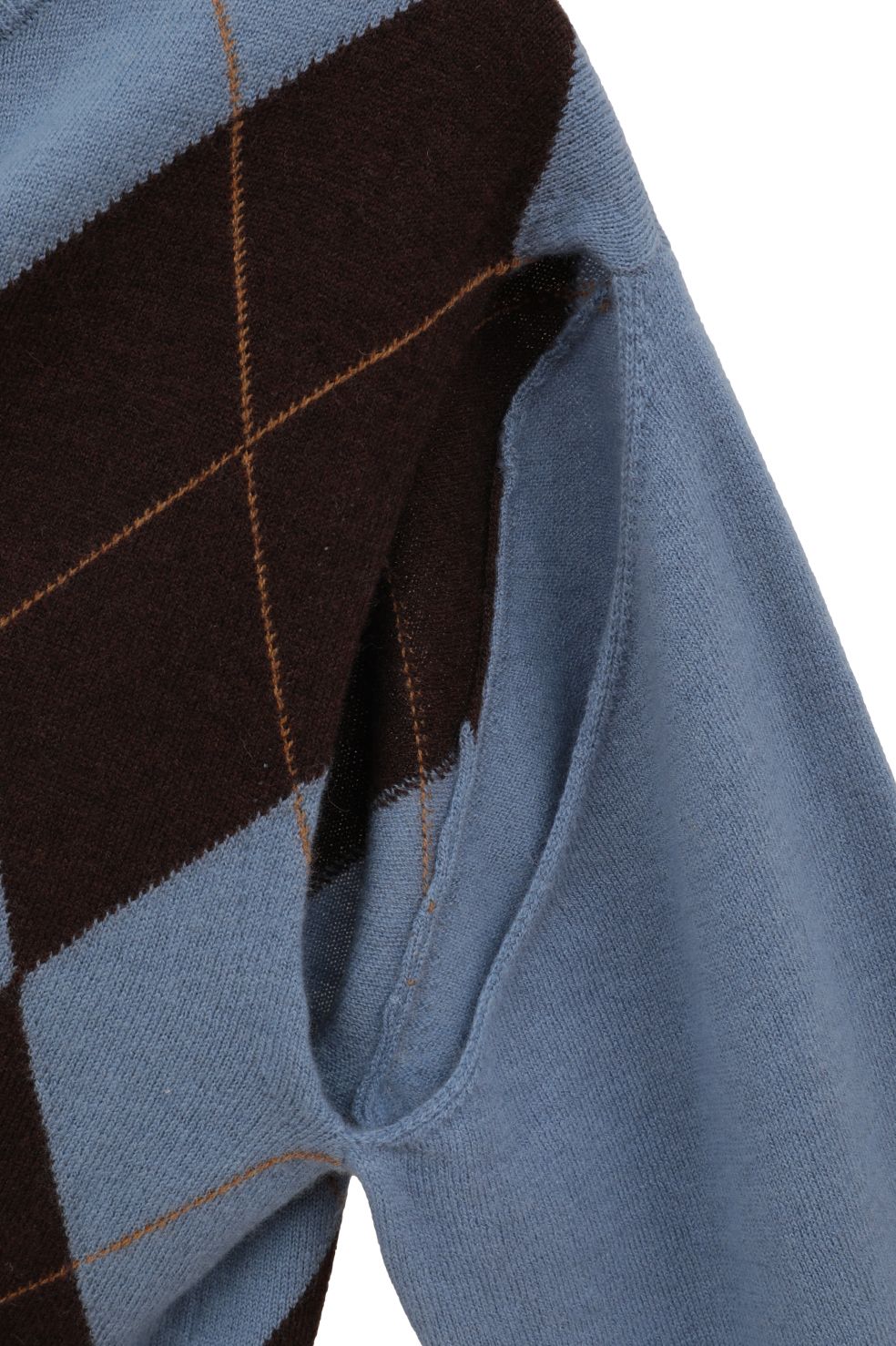 アレンジニットトップス - ARRANGE KNIT TOPS BLUE