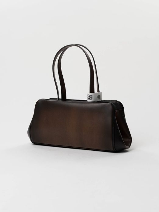 "ヴィンテージ" イースト-ウエスト バッグ- "VINTAGE" East-West Bag (BROWN)