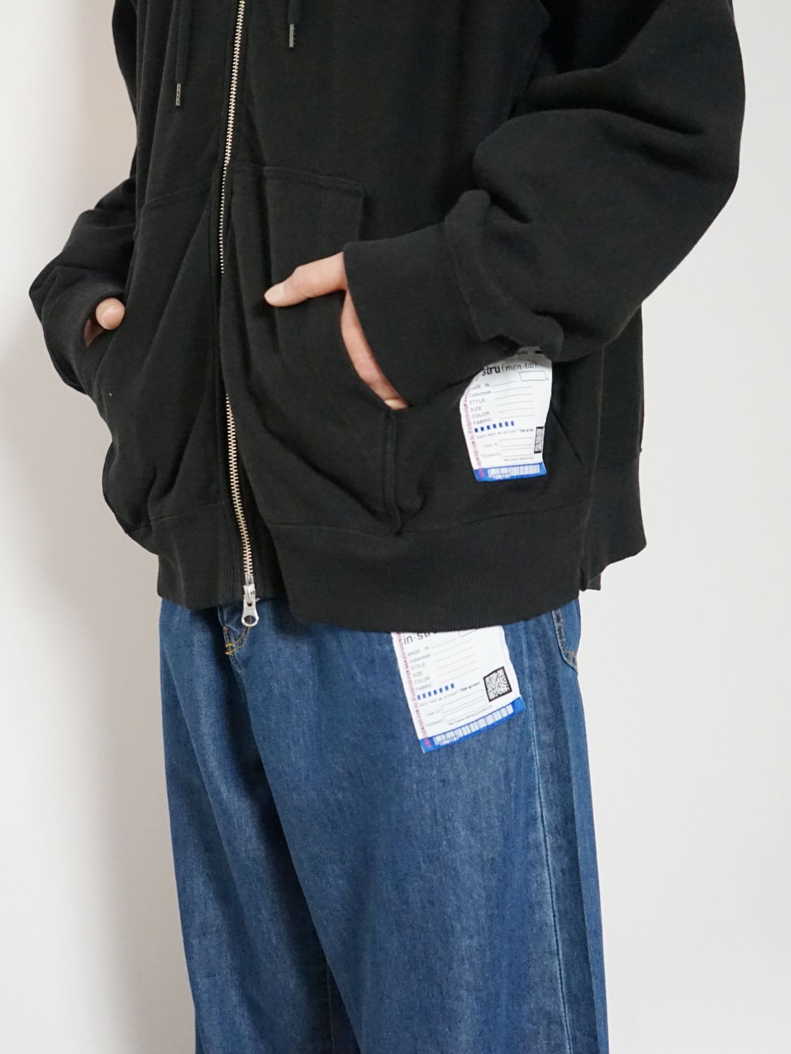 Maison MIHARA YASUHIRO - ジップパーカー - Zip Parka - BLACK