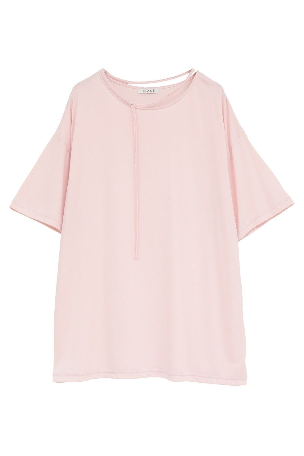 コードカットソー - DROOP THIN CODE SOFT TOPS (PINK)