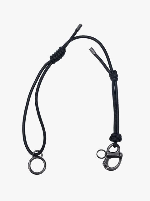 LETGO Cord Knotted Alias Black - レットゴー エイリアス レザーコード / キーホルダー