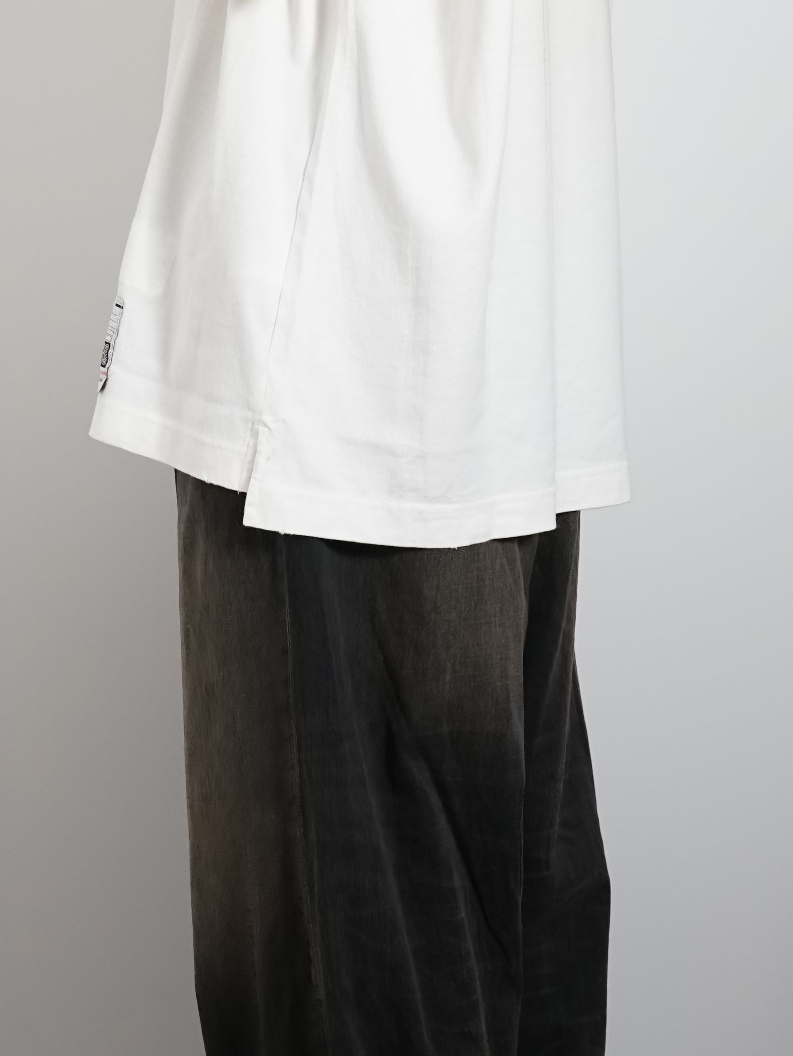 ライトデニム ワイド パンツ - Light Denim Wide Pants - BLACK
