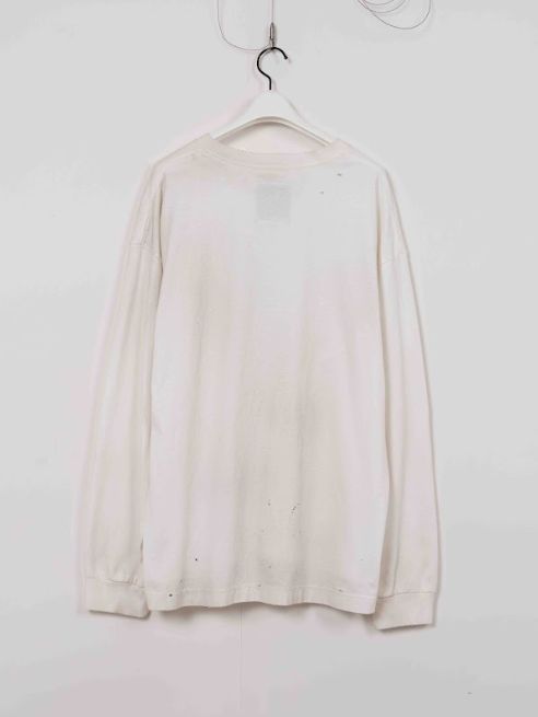 ロングスリーブプリント カットソー - LEON PT DR LS TEE - WHITE
