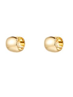 【両耳用】 ラージボリューム ワン タッチ ピアス - Volume One Touch Earrings GOLD