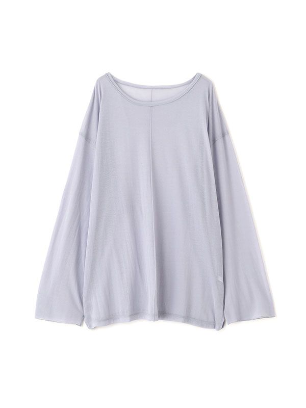 センターピンタックシアーロンTee (BLUE)