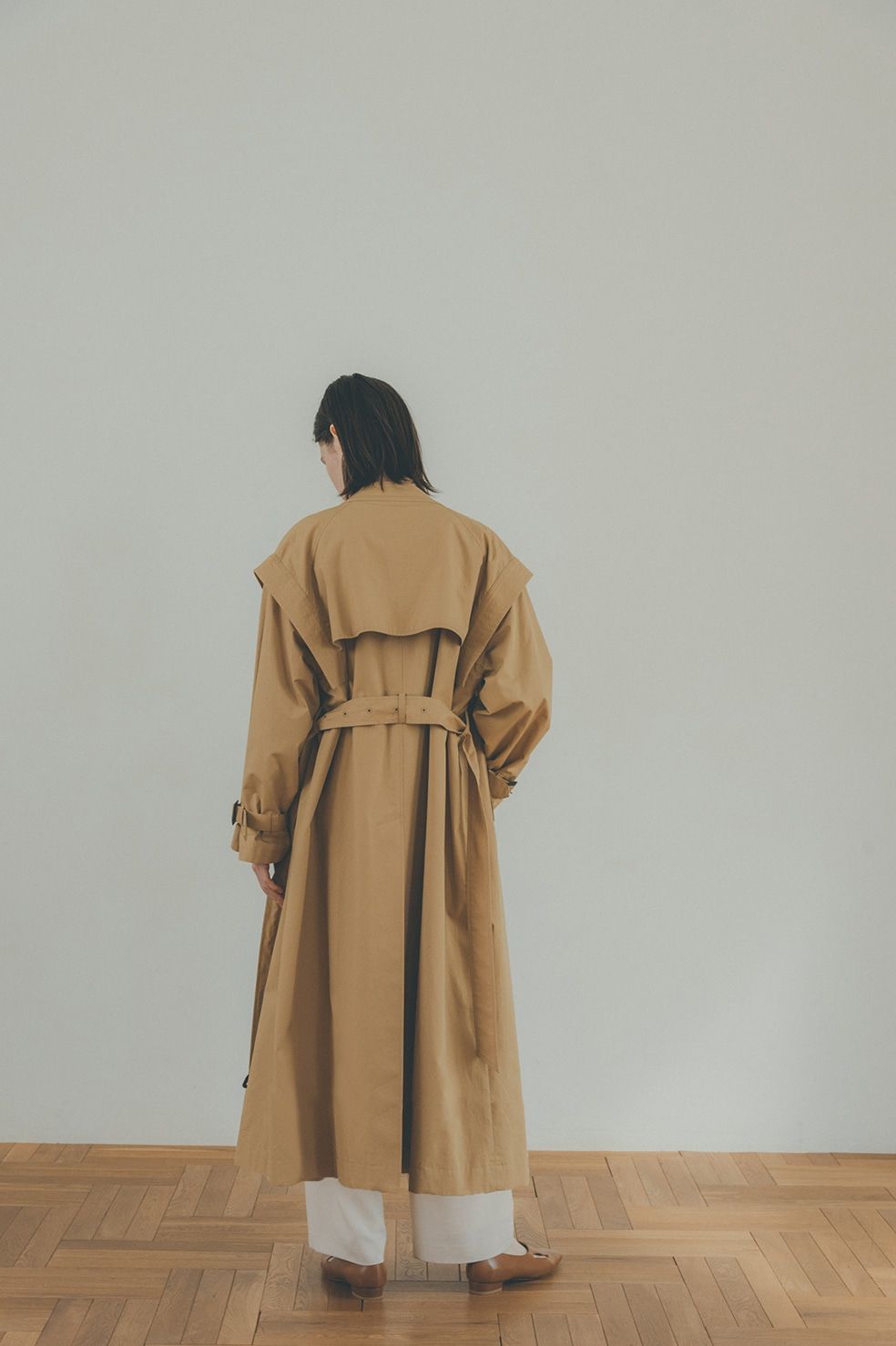 CLANE - スクエアスリーブトレンチコート - 2WAY SQUARE SLEEVE TRENCH ...