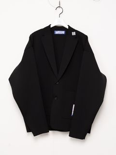 ミランリブニットジャケット - MILAN RIB JACKET (BLACK)