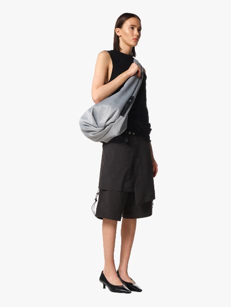 Hyco Small Woven Concrete  - ハイコ スムース ブラック ショルダーバッグ 斜め掛け