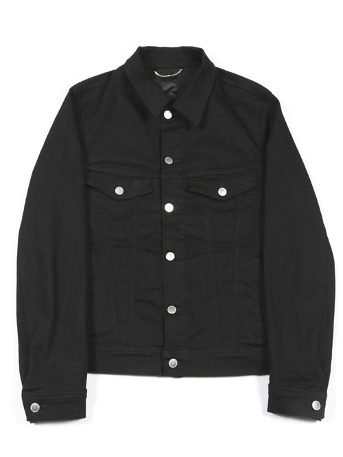 EXフィットデニムジャケット - Denim Jacket - BLACK