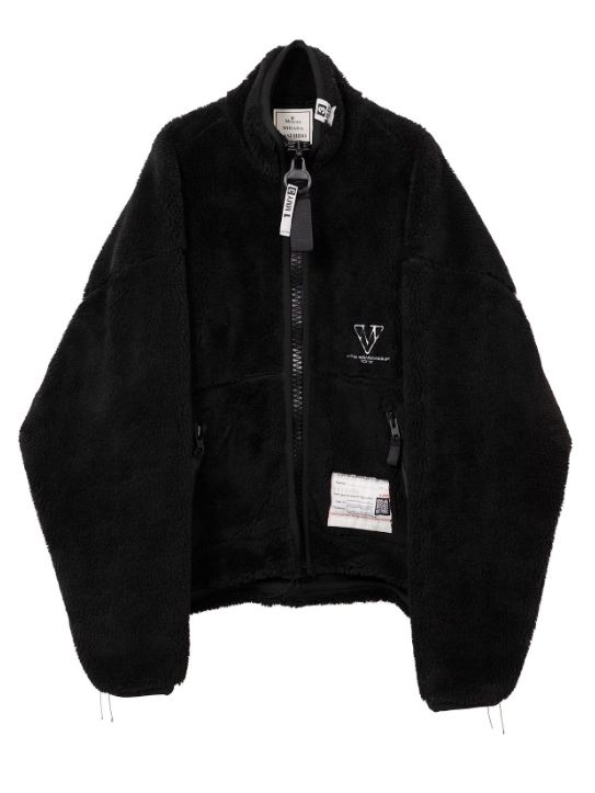 アマチュアソーンライクボアジャケット - Amateur Sewn Like Boa Jacket - BLACK