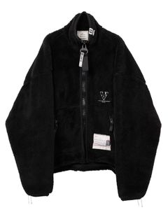 アマチュアソーンライクボアジャケット - Amateur Sewn Like Boa Jacket - BLACK
