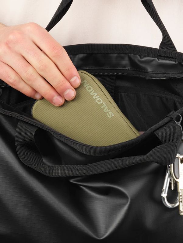 ユニセックスバッグ - EXTENDED TOTEBAG SMALL (BLACK)