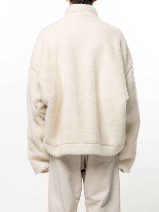 【26AW】 ワイドバッグボアブルゾン - Wide Back Boa Jacket - WHITE