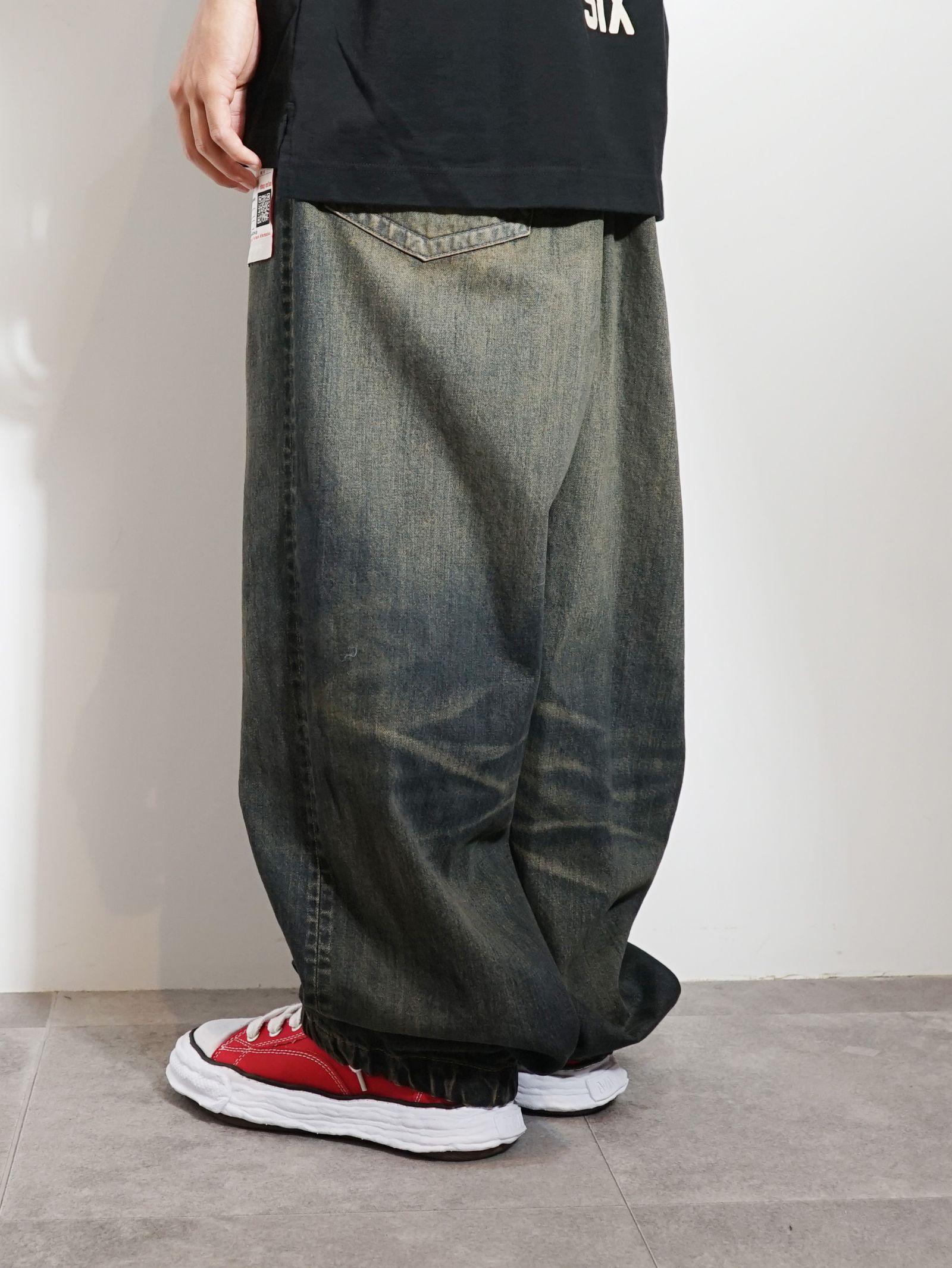 ヒュージーレイヤードデニムパンツ - Huge Layered Denim Pants INDIGO