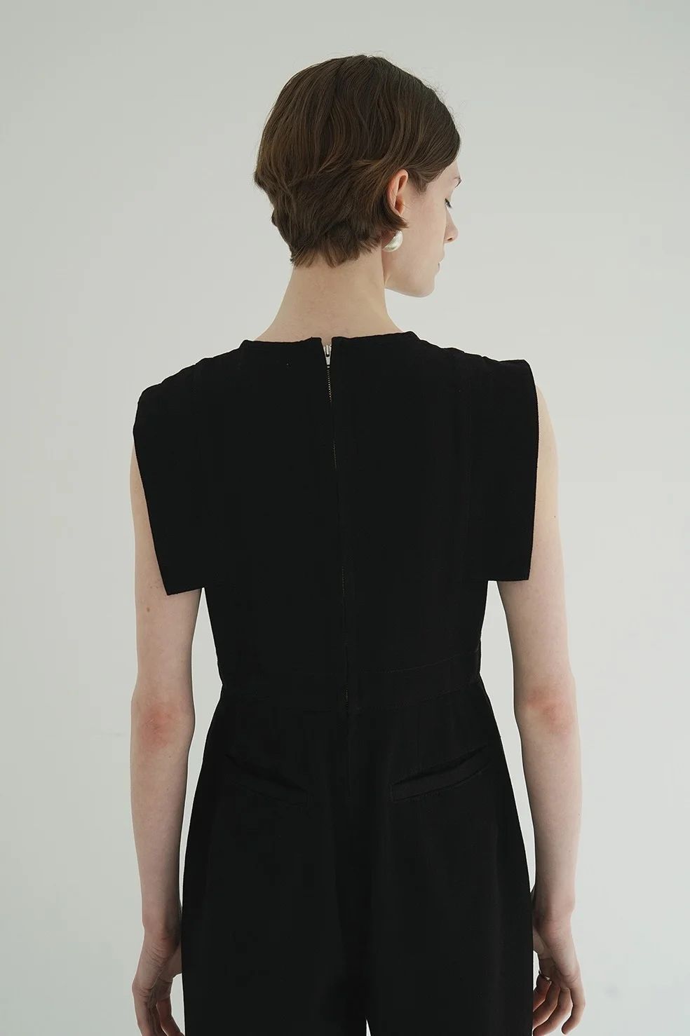 サロペット・オーバーオール・オールインワン CLANE SQUARE SLEEVE ALL IN ONE CLANE - スクエア―スリーブ デニムオールインワン - SQUARE