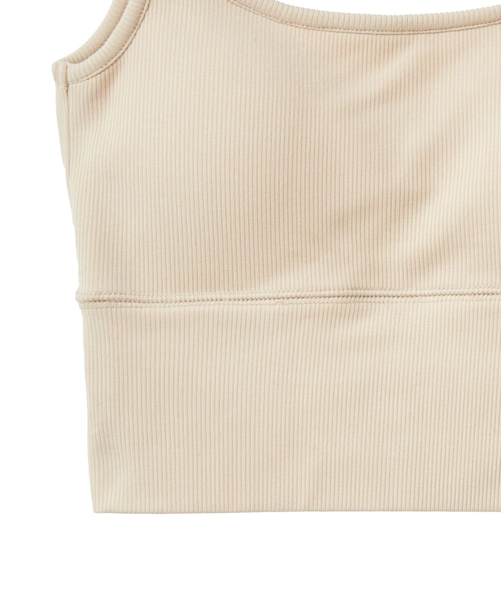 ブラ トップス - BACK STRAIGHT LINE BRA TOPS - BEIGE