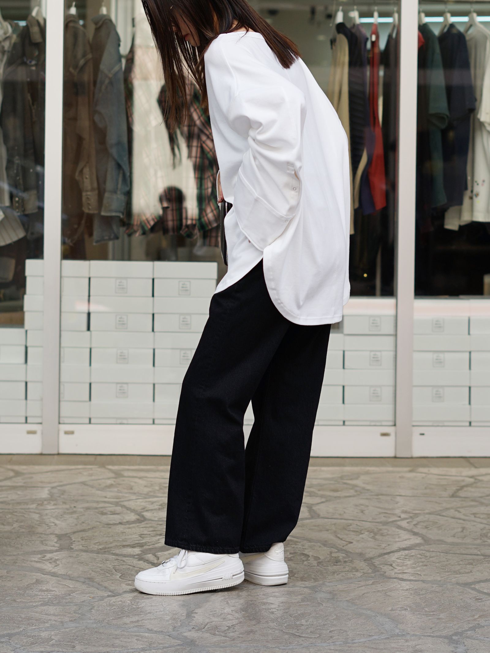 着回し力抜群のカフスTEEスタイル