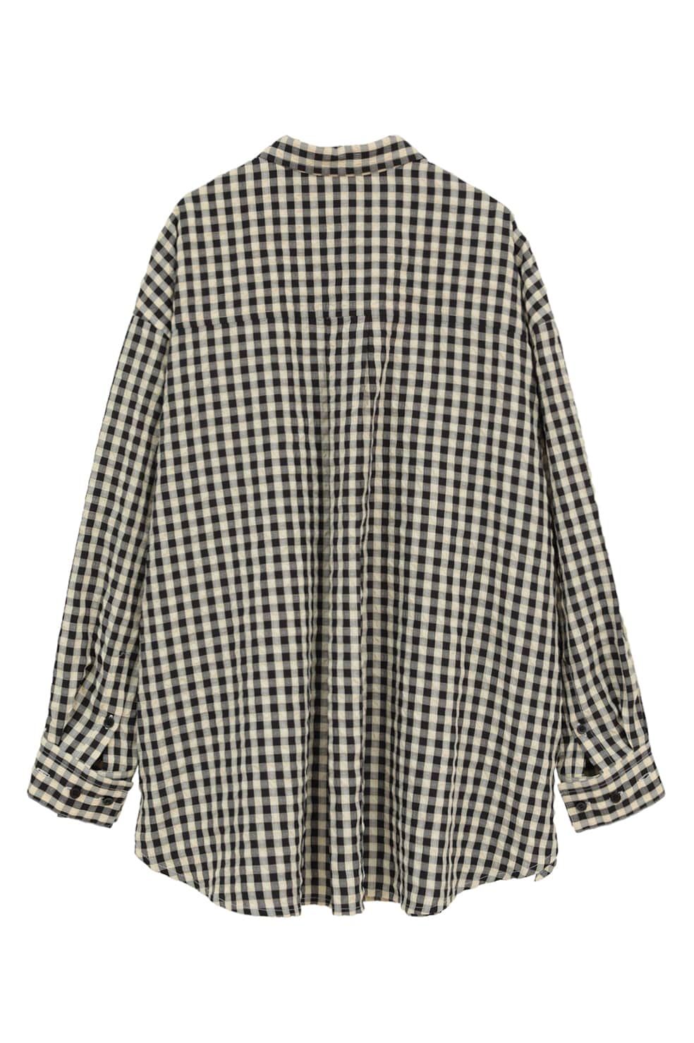 オーバーサイズシャツ -  OVER SIZED 2WAY SHIRT(MIX)