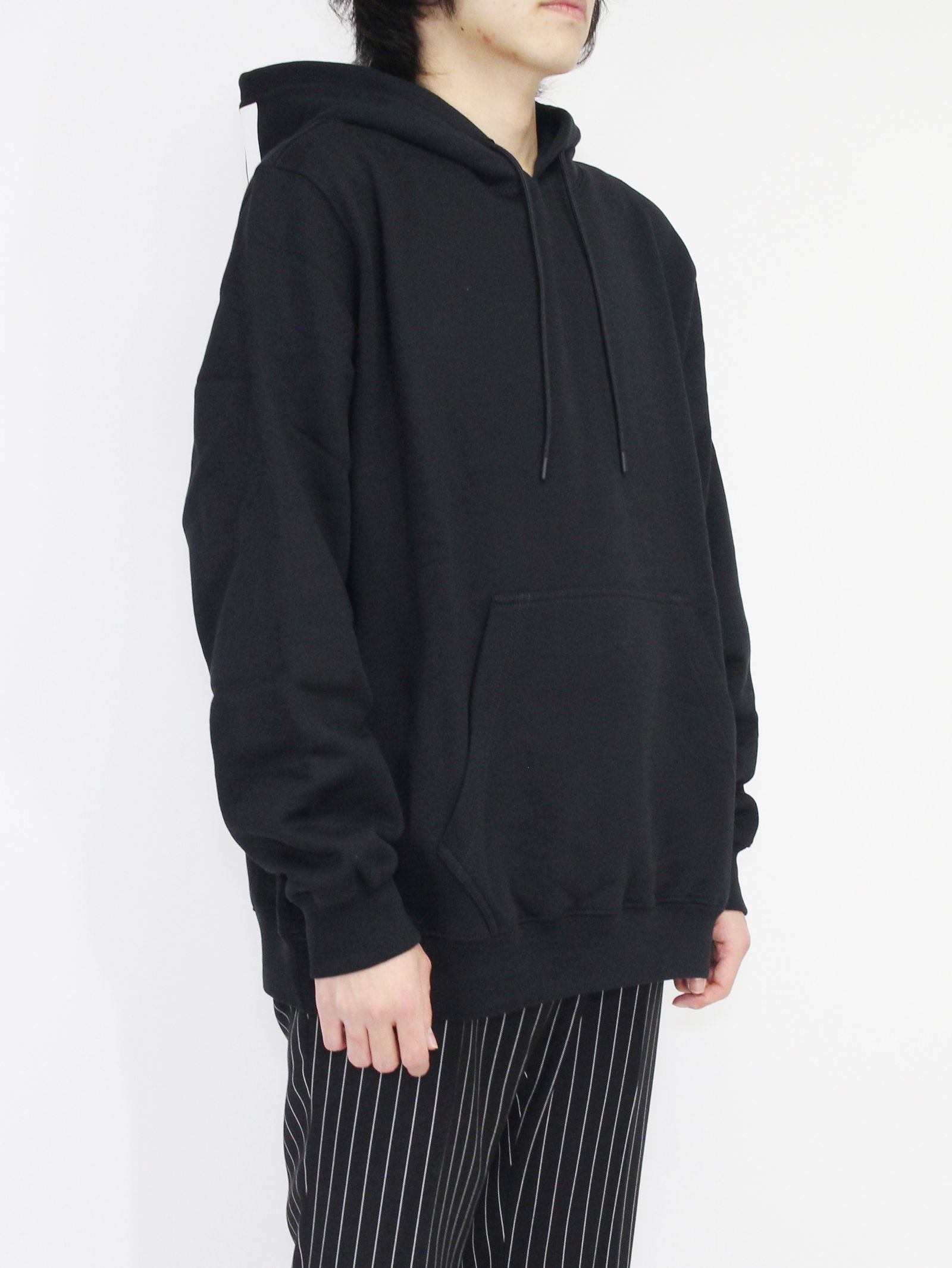 ロゴ フーディ - FELPA CON CAPPUCCIO LOGATO MSGM - BLACK