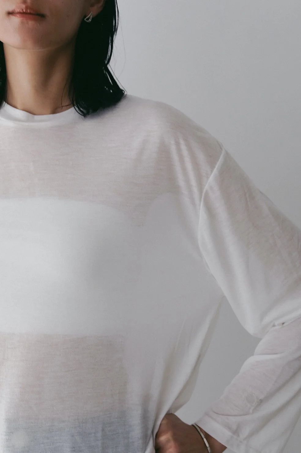 【2枚セット】ベーシックT / ロンT - 2TYPE LOGO PACK T-SHIRT WHITE