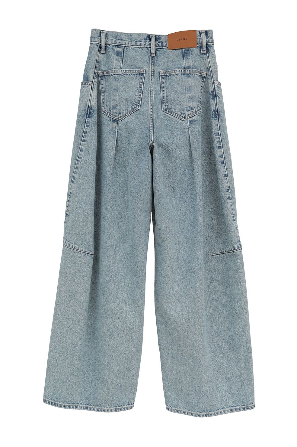 コクーン バルキー デニムパンツ -  COCOON BULKY DENIM PANTS (BLUE)