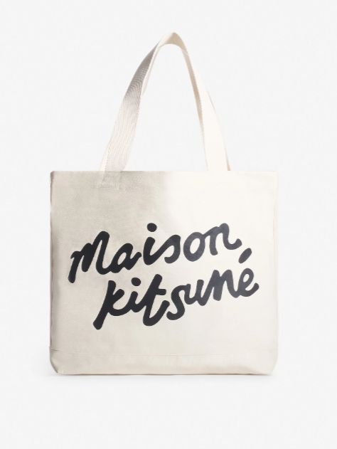 送料関税込み☆MAISON KITSUNE ロゴ キャンバス トートバッグ 210.jpg