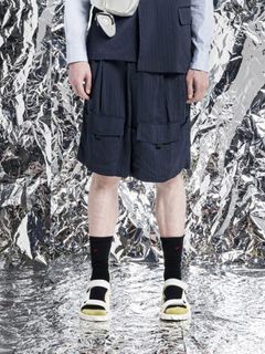 ロールアップポケットショーツ - ROLL-UP POCKETS SHORTS NAVY