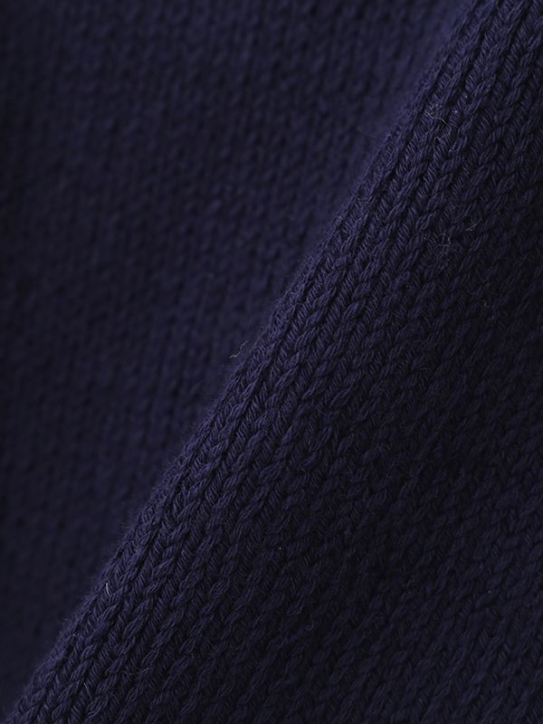 ツーピースクロップドニット -  NAVY