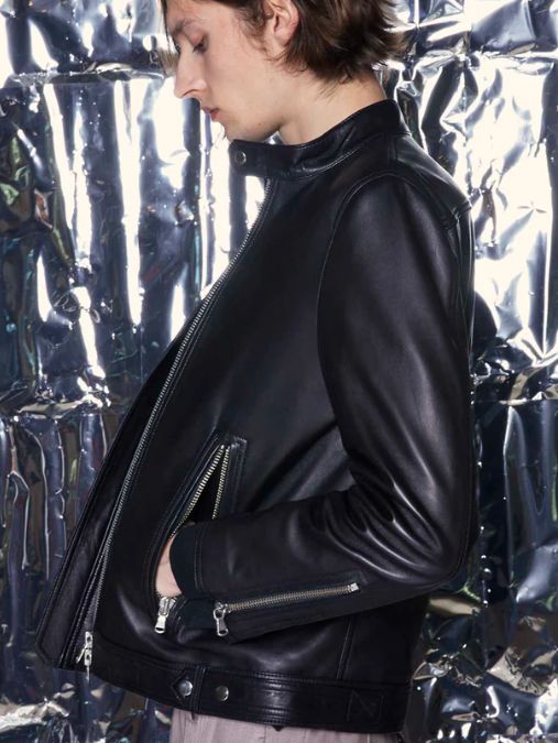 シープレザー ライダース ジャケット - Dress-Fit Sheep Leather Single Rider Jacket