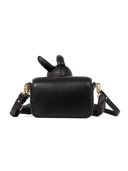 パファーアニマル ショルダーバッグ - PUKER ANIMAL Puffer Shoulder Bag- BLACK