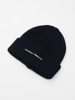 ロゴニットキャップ  - LOGO KNIT CAP - NAVY