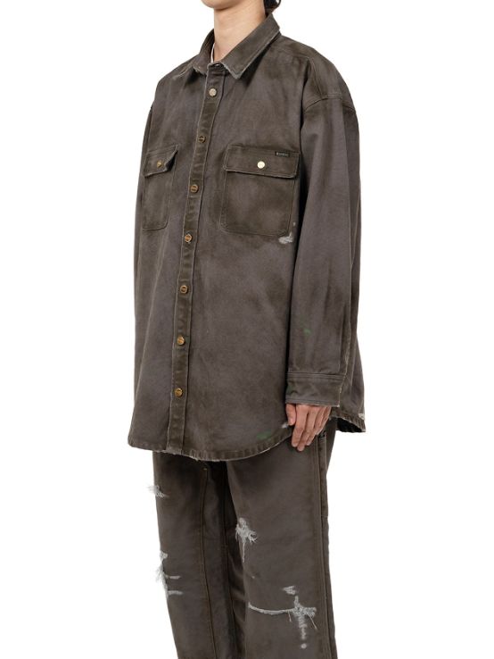 ボロダックシャツ - BORO Duck Shirt - GREY