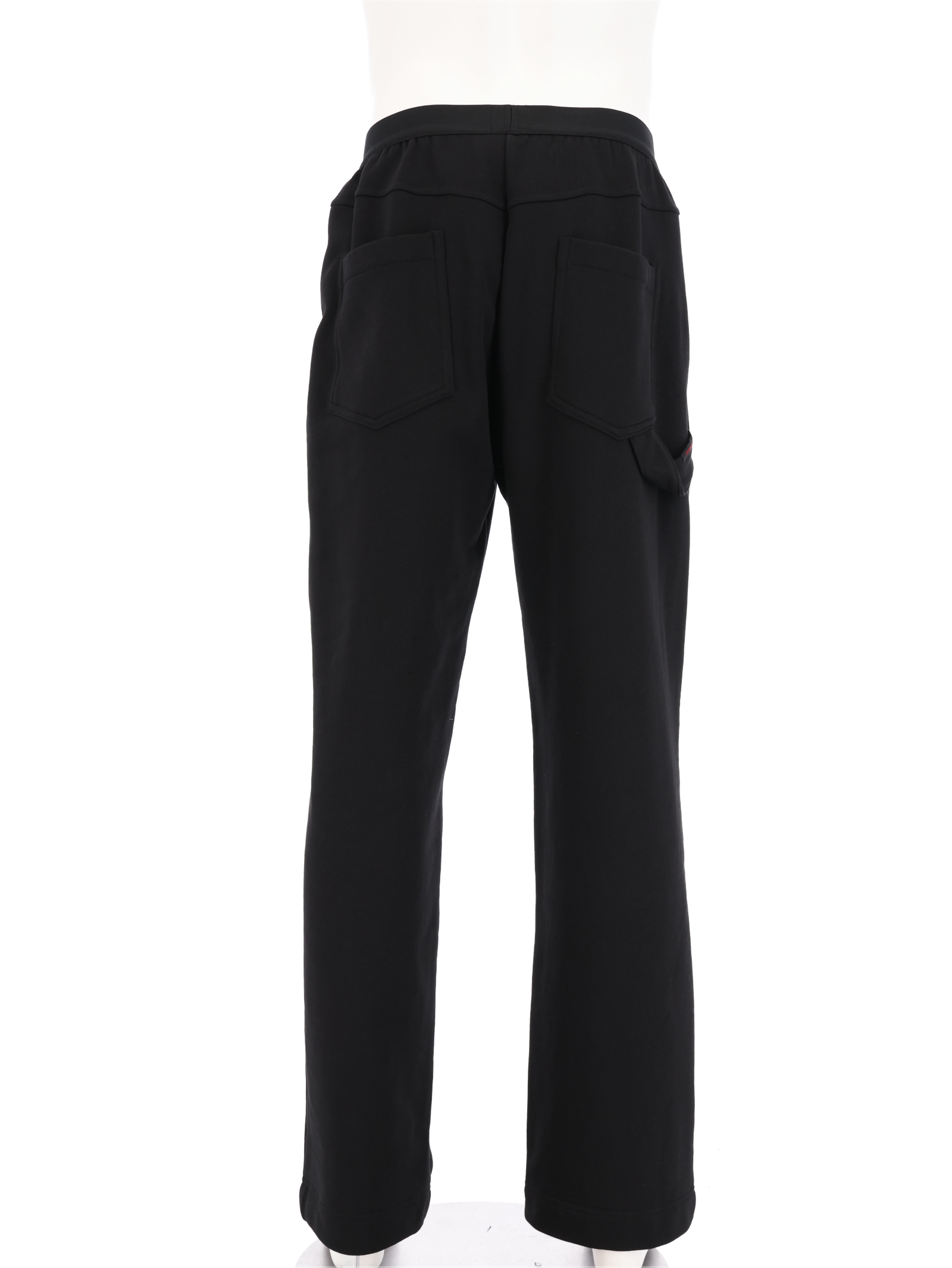 ロゴウエストバンド スウェットパンツ  -  BLACK