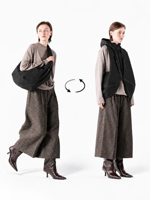 Reno Carbon Black 21L - ハイブリッドショルダーバッグ(ウェアラブルベスト)
