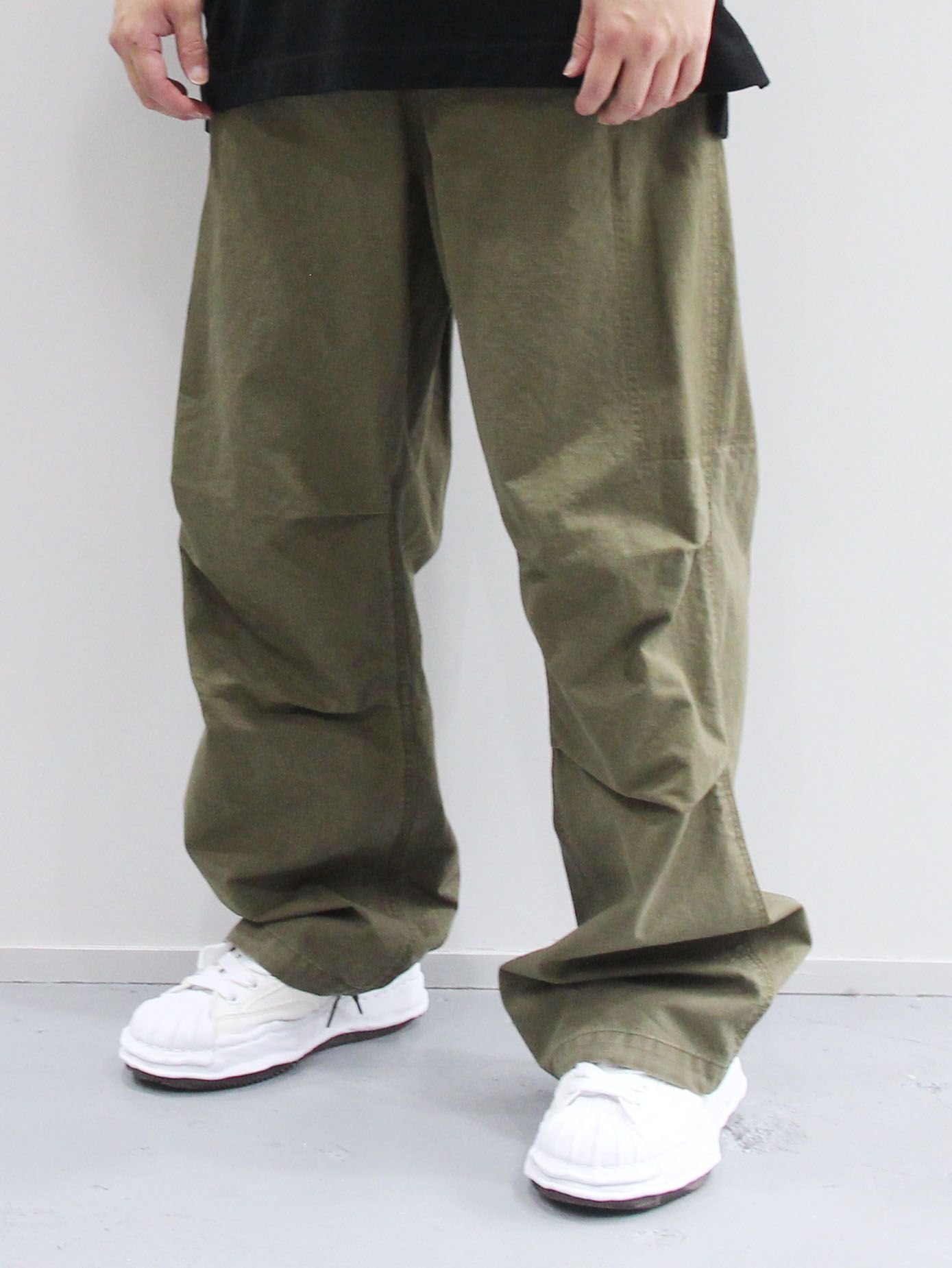 リップストップ ミリタリー パンツ - RIP STOP MILITARY PT - KHIKI